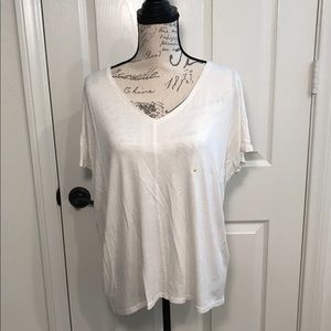 Loft white dolman style top